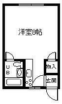 砂川総合ハイツ 208 ｜ 北海道砂川市東二条北6丁目（賃貸アパート1R・2階・19.44㎡） その1