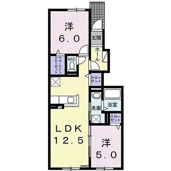 ラピス・アーテル 104｜北海道旭川市忠和七条6丁目(賃貸アパート2LDK・1階・55.37㎡)の写真 その2