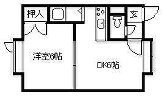 ハイツYOUトピア 206｜北海道旭川市忠和五条7丁目(賃貸アパート1DK・2階・28.35㎡)の写真 その2