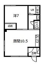 TAKARASO A ｜ 北海道旭川市五条通11丁目（賃貸アパート1LDK・2階・36.45㎡） その2