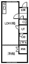 リバーサイド815 203 ｜ 北海道深川市八条（賃貸アパート1LDK・2階・34.00㎡） その2