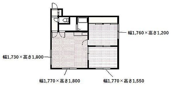 サンタリオ 202｜北海道旭川市忠和四条6丁目(賃貸アパート2DK・2階・44.82㎡)の写真 その2