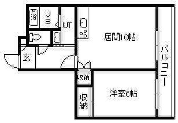 第2日新マンション 402｜北海道滝川市緑町7丁目(賃貸マンション1LDK・4階・40.59㎡)の写真 その2