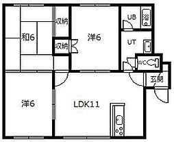 間取図画像 3LDK