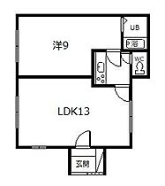 フジテックハウスA 6 ｜ 北海道留萌市港町1丁目（賃貸マンション1LDK・3階・43.02㎡） その2