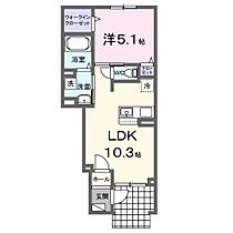 ブリッサ砂川SI 106 ｜ 北海道砂川市空知太西四条6丁目（賃貸アパート1LDK・1階・36.75㎡） その2