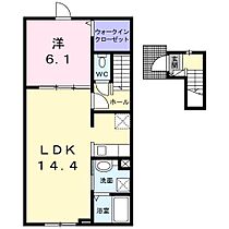 エス・スールV 203 ｜ 北海道滝川市大町6丁目（賃貸アパート1LDK・2階・50.63㎡） その2