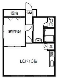 間取図画像 1LDK