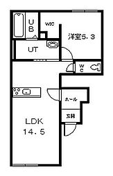 間取図画像 1LDK