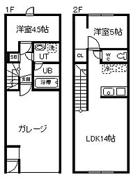 Neige Valle 2LDKの間取図画像
