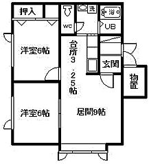 物件の間取り