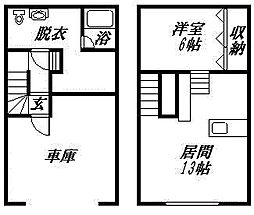 K.M.S 1LDKの間取図画像