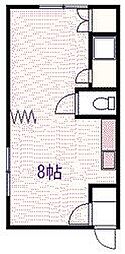 コンフォート・T 1DKの間取図画像