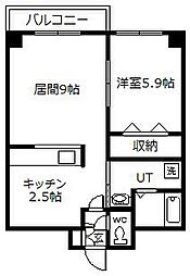 SUCCEED 1LDKの間取図画像