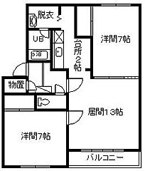 物件の間取り