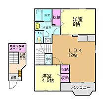 ソレアードI 204 ｜ 兵庫県高砂市北浜町西浜472-2（賃貸アパート2LDK・2階・58.12㎡） その2