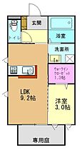 カーサ・ブランカ　高砂西 103 ｜ 兵庫県高砂市中筋2丁目3-22（賃貸アパート1LDK・1階・33.05㎡） その2