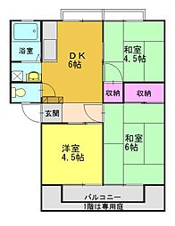 ロイヤルハイツＡ 1階/102