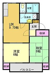 コンシェール.2 2LDKの間取図画像