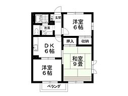 間取図画像 3DK