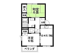 間取図画像 2DK
