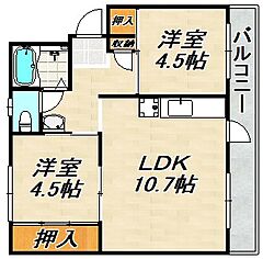 物件の間取り