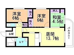 間取図画像 3LDK