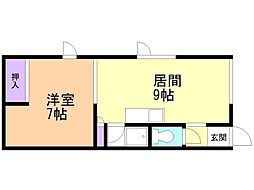 間取図画像 1LDK