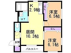 物件の間取り
