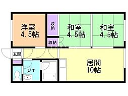 ノースライト31 3LDKの間取図画像