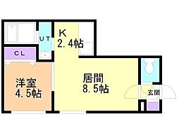 間取図画像 1LDK