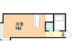 ソニア41・イースト ワンルームの間取図画像