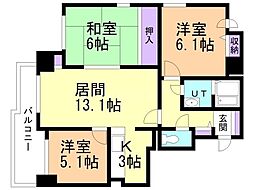 間取図画像 3LDK