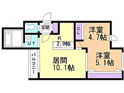ＫＣＵ弐番館 2階