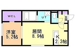 間取図画像 1LDK