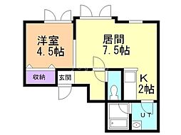 間取図画像 1LDK