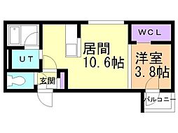 間取図画像 1LDK