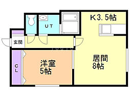 間取図画像 1LDK