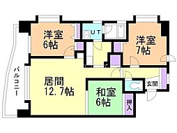 エクシード35 3LDKの間取図画像