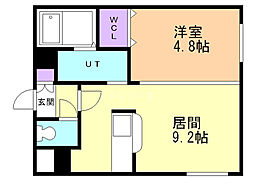 PARKEASTRESIDENCE 1LDKの間取図画像