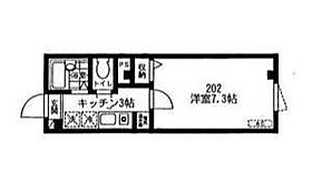 シオン　ド　エンドー 202 ｜ 東京都台東区千束1丁目（賃貸マンション1K・2階・22.13㎡） その2