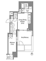 ACPResidence錦糸町 1LDKの間取図画像