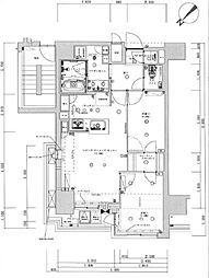 ライトテラス蔵前 2LDKの間取図画像