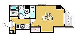 グレースコート南千住 1Kの間取図画像
