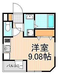 サニーコート竜泉 ワンルームの間取図画像