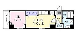 Linoasakusa 1LDKの間取図画像