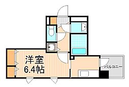 フィルモアワン 1LDKの間取図画像