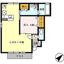 エトワールしゅりII 101 ｜ 愛媛県今治市石井町1丁目7-19（賃貸アパート1LDK・1階・46.60㎡） その2