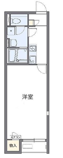 レオネクストテングッド 206｜愛媛県今治市片山1丁目(賃貸アパート1K・2階・31.69㎡)の写真 その3