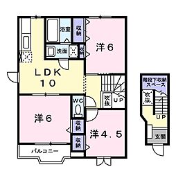 ヴェルセゾン 3LDKの間取図画像